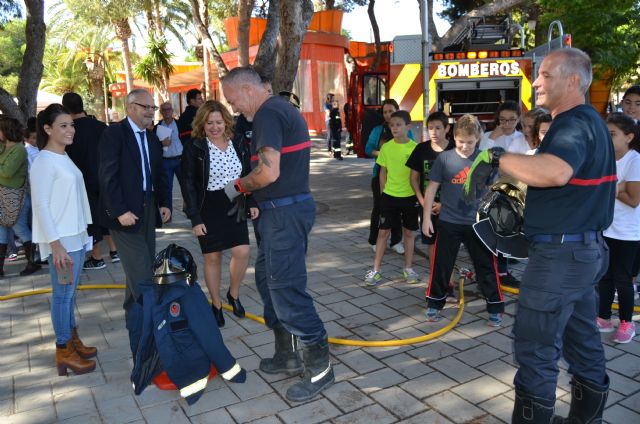 Los niños pinatarenses cierran la Semana de Prevención de Incendios con ejercicios al aire libre - 1, Foto 1