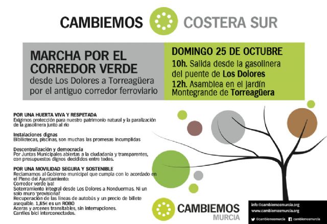 Cambiemos marcha este domingo por el antiguo corredor ferroviario para dignificar la Costera Sur - 1, Foto 1