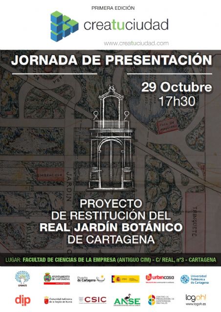 La Restitución de Jardín Botánico de Cartagena se expondrá en una jornada abierta a los ciudadanos - 1, Foto 1