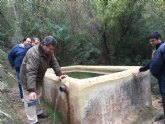 La recuperacin de los caños de Espuña y Las Alqueras permitir que regantes de Heredamientos de Alhama y Totana sigan utilizando el agua