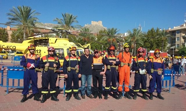 Protección Civil de Bullas participa en la Jornada para dar a conocer el operativo de lucha contra incendios que aporta al Plan Infomur en Mula - 1, Foto 1