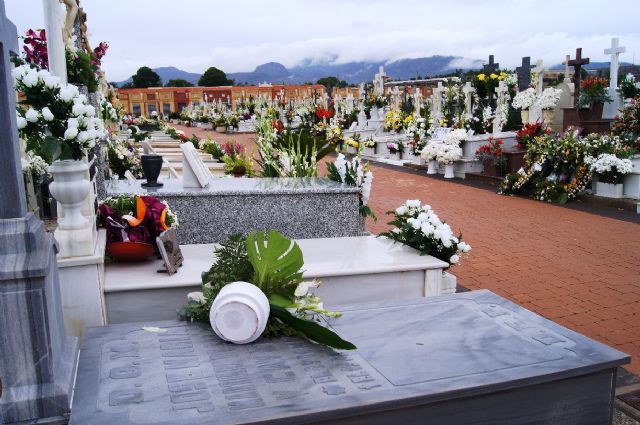 El viento y la lluvia provocan desperfectos en el cementerio - 6