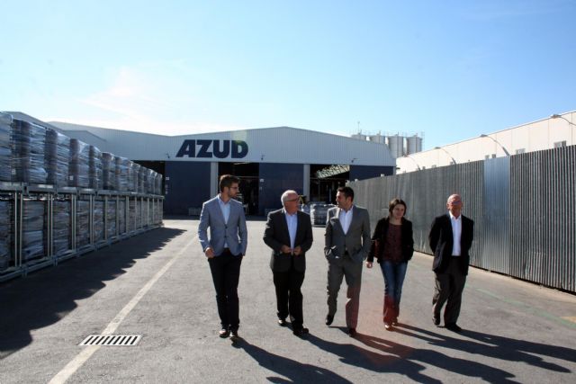El Alcalde, Joaquín Buendía, visita Sistema AZUD, otra de las grandes empresas de Alcantarilla - 1, Foto 1