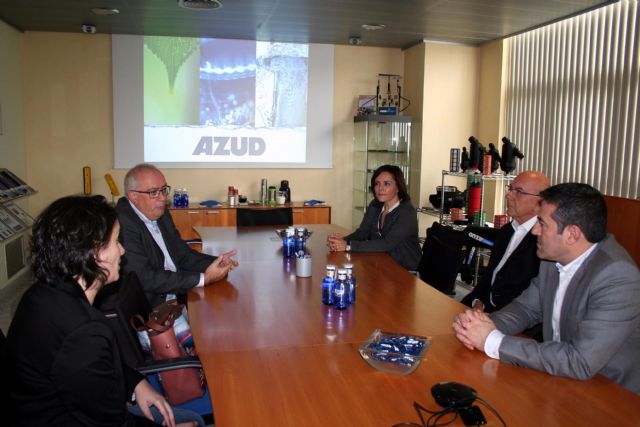 El Alcalde, Joaquín Buendía, visita Sistema AZUD, otra de las grandes empresas de Alcantarilla - 2, Foto 2