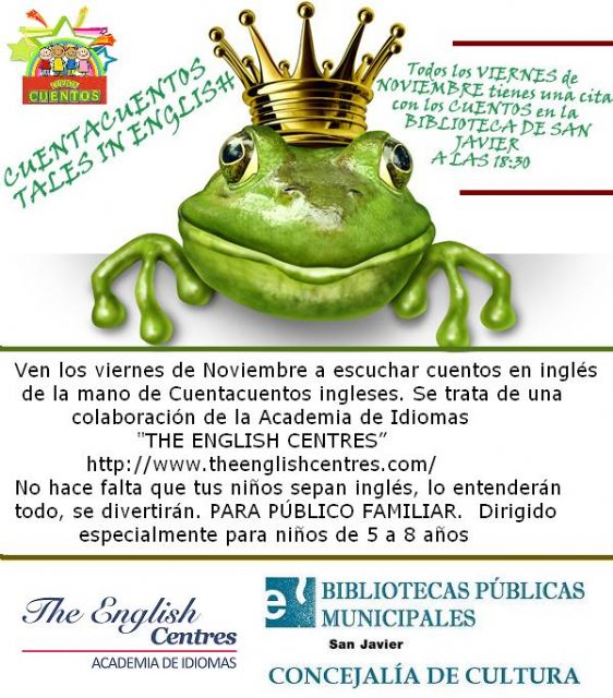 La biblioteca ofrece un ciclo de cuentacuentos en inglés los viernes de noviembre - 1, Foto 1