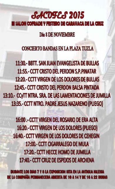 Sacofes reúne en Caravaca a 600 componentes de bandas de cofradías de Semana Santa - 2, Foto 2