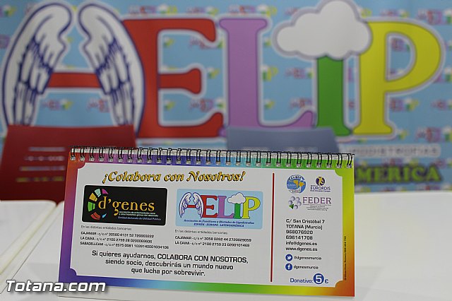 DGenes edita su calendario solidario del 2016 - 2