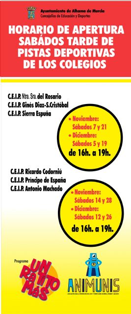 Este sbado comienzan a abrir los colegios por la tarde, Foto 1