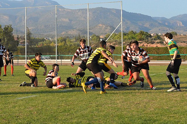 El Club de Rugby de Totana luchó, pero perdió ante Squalos San Javier en un disputado partido, Foto 1