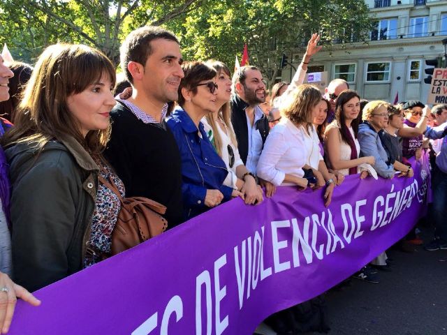 El PSOE de Lorca se desplazó hasta Madrid para secundar la marcha estatal contra las violencias machistas - 1, Foto 1