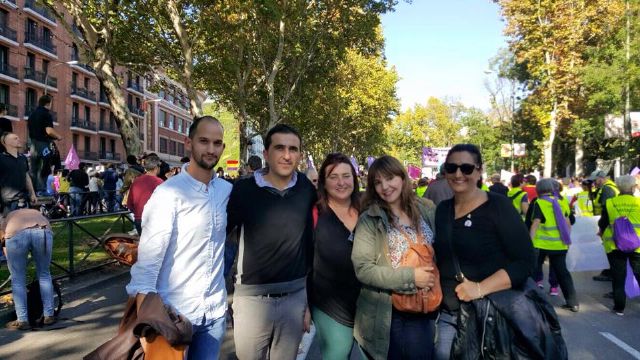 El PSOE de Lorca se desplazó hasta Madrid para secundar la marcha estatal contra las violencias machistas - 2, Foto 2