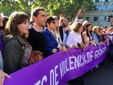 El PSOE de Lorca se desplaz hasta Madrid para secundar la marcha estatal contra las violencias machistas