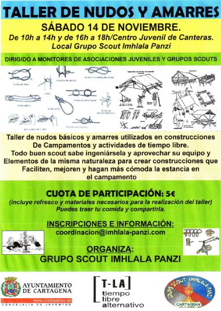 Taller de Nudos y Amarres en el Centro Juvenil de Canteras - 1, Foto 1