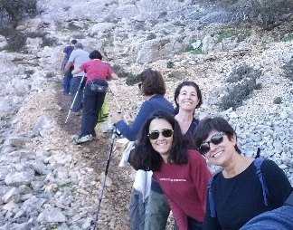 Una treintena de personas participaron en una jornada de senderismo por la Senda del Piojo (Sierra Espuña), Foto 2