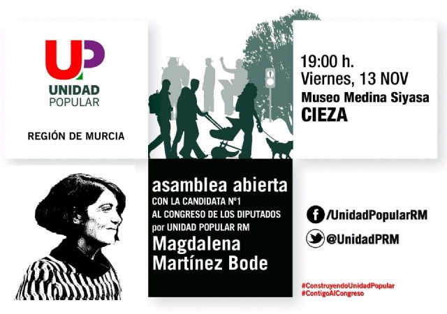 Unidad Popular presentará en Cieza su programa electoral el próximo 13 de noviembre, a las 19,30 horas - 1, Foto 1