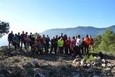 Una treintena de personas participaron en una jornada de senderismo por la Senda del Piojo (Sierra Espuña)