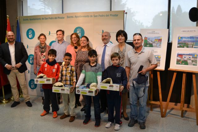 Cuatro escolares de San Pedro del Pinatar, finalistas del Concurso de dibujo infantil de Aqualia - 1, Foto 1