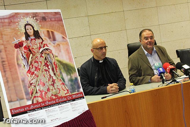 Se presenta el programa de actividades religiosas de las fiestas patronales de Santa Eulalia´2015, Foto 3