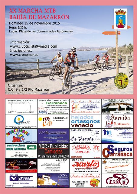 300 ciclistas participarán en la XX marcha mtb Bahía de Mazarrón, Foto 2