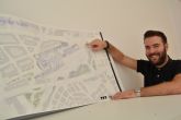 Un alumno de Arquitectura diseña una terminal de transportes para el AVE y un futuro tranva en Cartagena