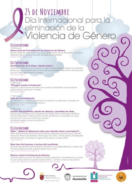 Alcantarilla conmemorará el 25-N  Día Internacional para eliminación de la Violencia de Género - 1, Foto 1