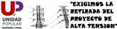 Unidad Popular-Izquierda Unida de Totana exige la paralizacin inmediata del Proyecto del trazado de la Lnea de Alta Tensin a su paso por Totana