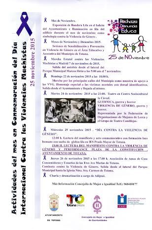Se presenta el programa de actividades de noviembre con motivo de la conmemoración del Día Internacional contra las Violencias Machistas, Foto 2
