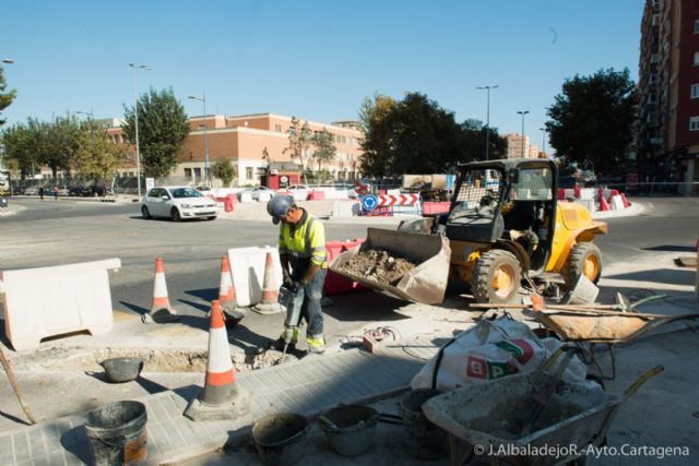 Continúan los trabajos de construcción de la rotonda de Alfonso XIII - 1, Foto 1