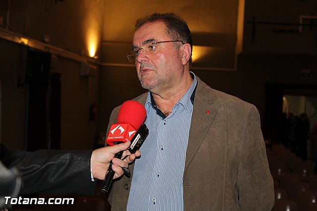 Declaraciones de los alcaldes de Totana y de Aledo tras la reunión de los afectados de la Línea de Alta Tensión, Foto 1