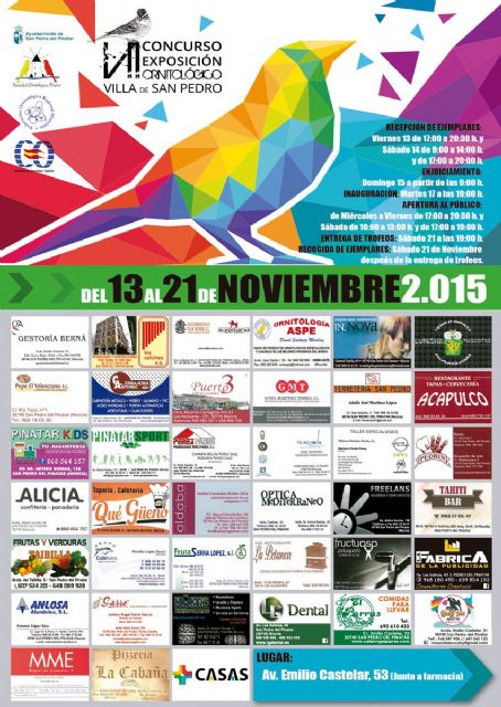 La Asociación Ornitológica Pinatar celebra el VII Concurso Villa de San Pedro - 1, Foto 1