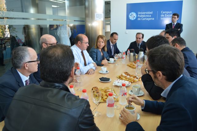 El presidente de la Comunidad destaca a la UPCT como «ejemplo de buen hacer» para el futuro de la Región - 3, Foto 3