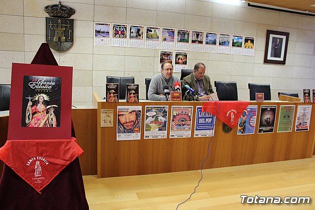 Se presentan las fiestas patronales de Santa Eulalia2015 con una amplia y variada oferta de actividades para todos los pblicos, que se concentrarn entre el 4 y el 13 de diciembre - 5