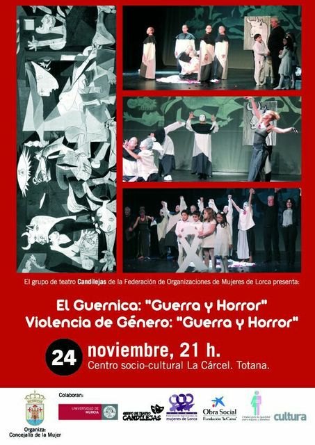 La Cárcel acoge mañana la representación de la obra Guernica, guerra y horror. Violencia de género, guerra y horror, Foto 1