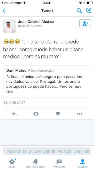 As exige la dimisión inmediata del presidente de las juventudes socialistas de la región de Murcia por ofender al pueblo gitando - 1, Foto 1