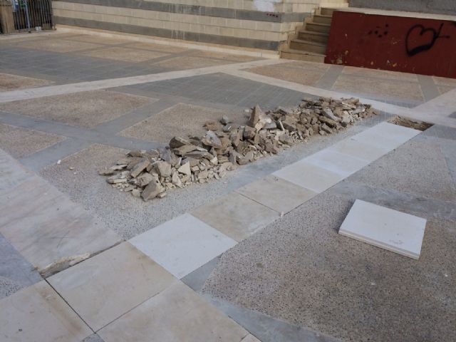 La Plaza de Santa María está siendo reformada - 3, Foto 3