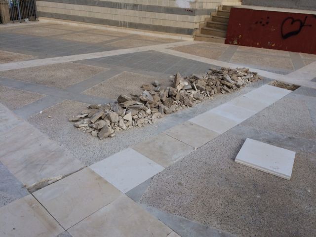 La Plaza de Santa María está siendo reformada - 3, Foto 3