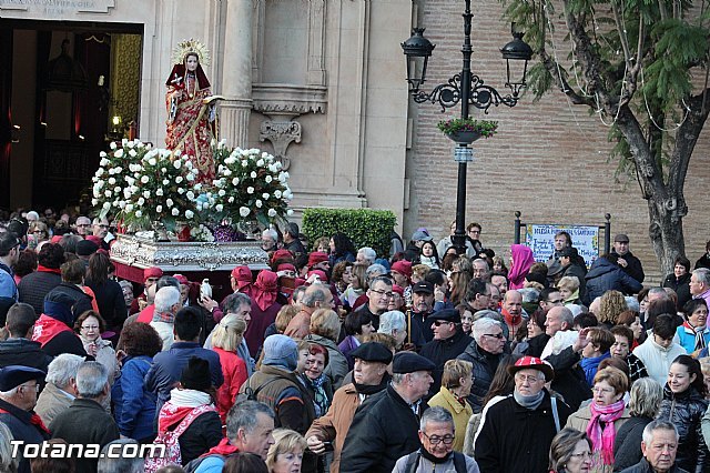 La 7 Televisión Región de Murcia transmitirá en directo la romería de regreso de la imagen de Santa Eulalia a su santuario el próximo 7 de enero, Foto 1
