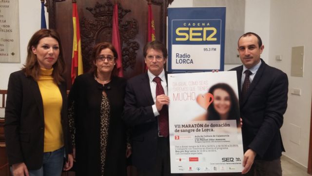 El Alcalde anima a todos los ciudadanos a participar en el VII Maratón de donación de sangre Ser Solidarios que se celebrará el próximo jueves - 1, Foto 1
