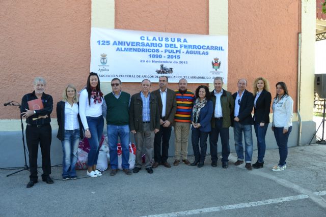 Concluyen los actos programados con motivo del 125 aniversario del ferrocarril Almendricos-Pulpí-Águilas - 1, Foto 1