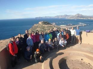 27 participantes se dan cita en la 4ª jornada del programa de Senderismo en la Sierra de la Fausilla, en el litoral de Cartagena, Foto 2