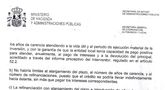 El alcalde hace público un escrito oficial del Ministerio de Hacienda fechado en 2012