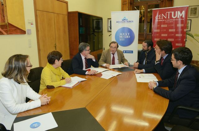 La Universidad de Murcia y empresa municipal se unen para crear la Cátedra del Agua y la Sostenibilidad - 1, Foto 1