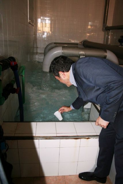 El Alcalde, Joaquín Buendía, visita la Estación de Tratamiento de Agua Potable Los Guillermos, que abastece a todos los alcantarilleros - 2, Foto 2