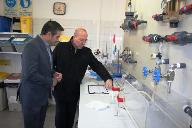 El Alcalde, Joaquín Buendía, visita la Estación de Tratamiento de Agua Potable Los Guillermos, que abastece a todos los alcantarilleros - 5, Foto 5