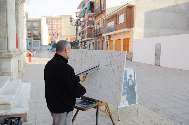 Jaime Jurado obtiene el primer premio en el certamen de pintura al aire libre paisajes de Mazarrón, Foto 3