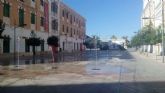 Ahora Murcia denuncia el derroche de agua en algunas zonas verdes y plazas