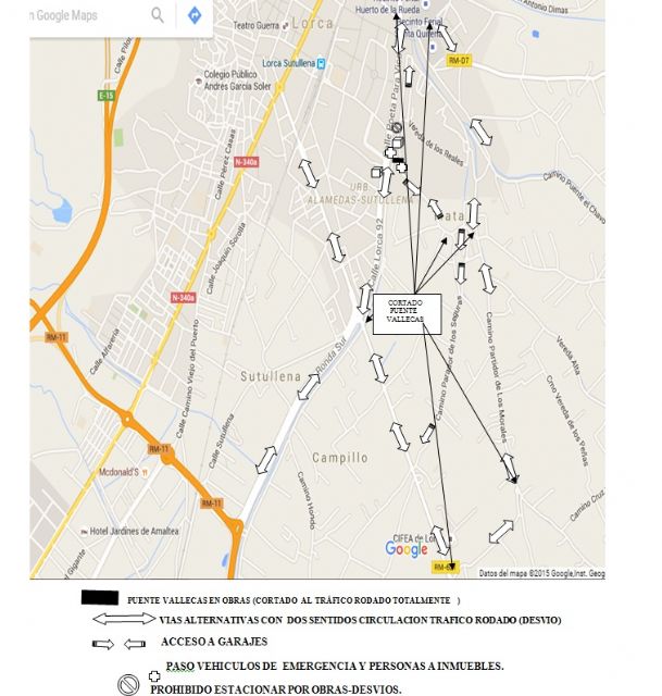 Corte al tráfico rodado puente vallecas,  con motivo  de obras rehabilitación y ampliación ronda sur, el próximo  jueves dia 10 diciembre  de 2015, desde 9 horas - 1, Foto 1