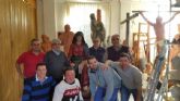 El escultor Jos� Hern�ndez Navarro restaura la imagen de la Soledad del Consuelo