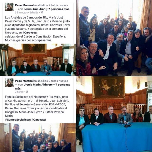 El Salón de Plenos acoge un acto del aniversario de la Constitución con el PSOE como único invitado - 1, Foto 1