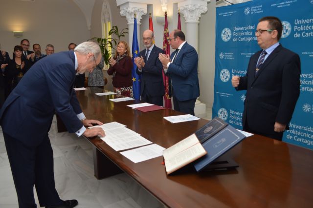Eugenio Galdón toma posesión como nuevo presidente del Consejo Social de la UPCT - 1, Foto 1